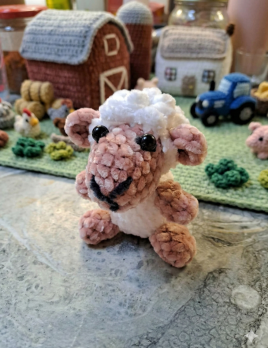 Cuki Bari - horgolt bárány